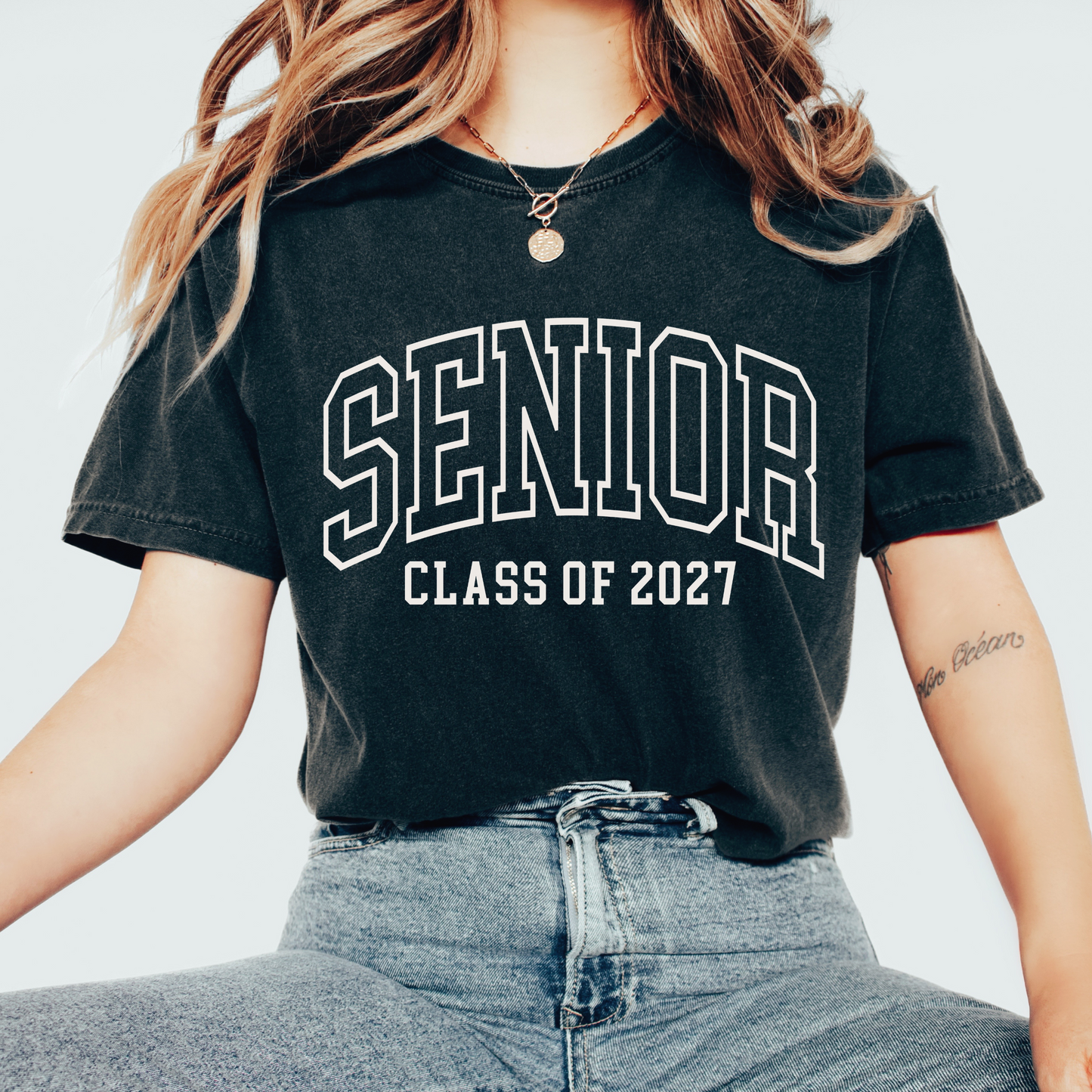 Senior Class of 2027 Shirt | Varsity Senior Graphic Tee | Class of 2027 T-Shirt