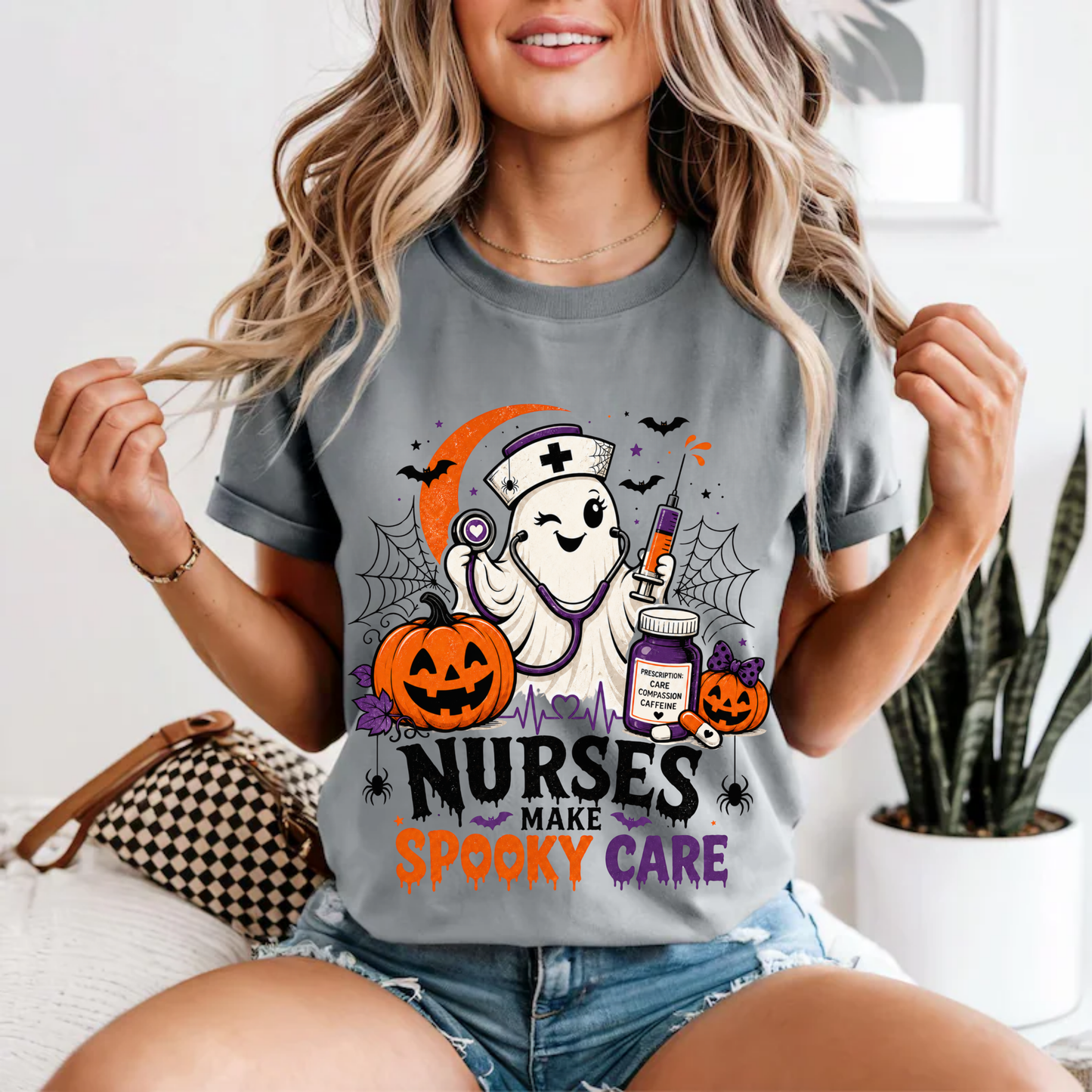 Halloween Nurse Shirt | Nurses Make Spooky Care Tee