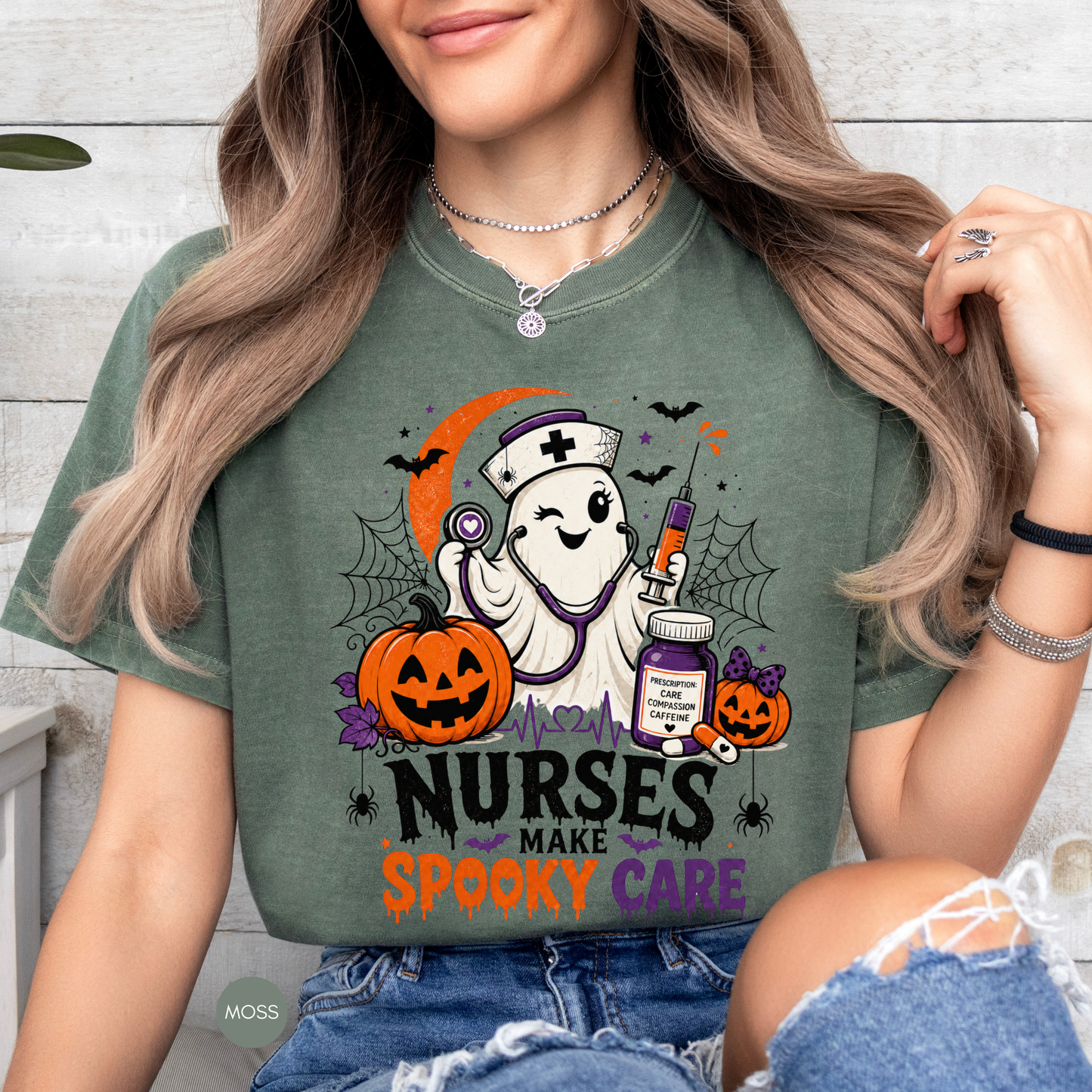 Halloween Nurse Shirt | Nurses Make Spooky Care Tee