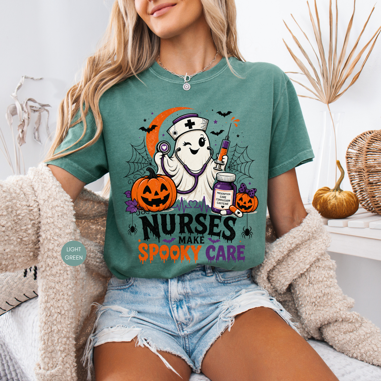 Halloween Nurse Shirt | Nurses Make Spooky Care Tee