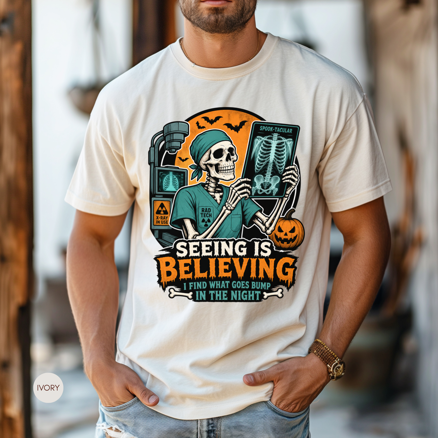 Rad Tech Halloween Shirt | Seeing Is Believing Tee