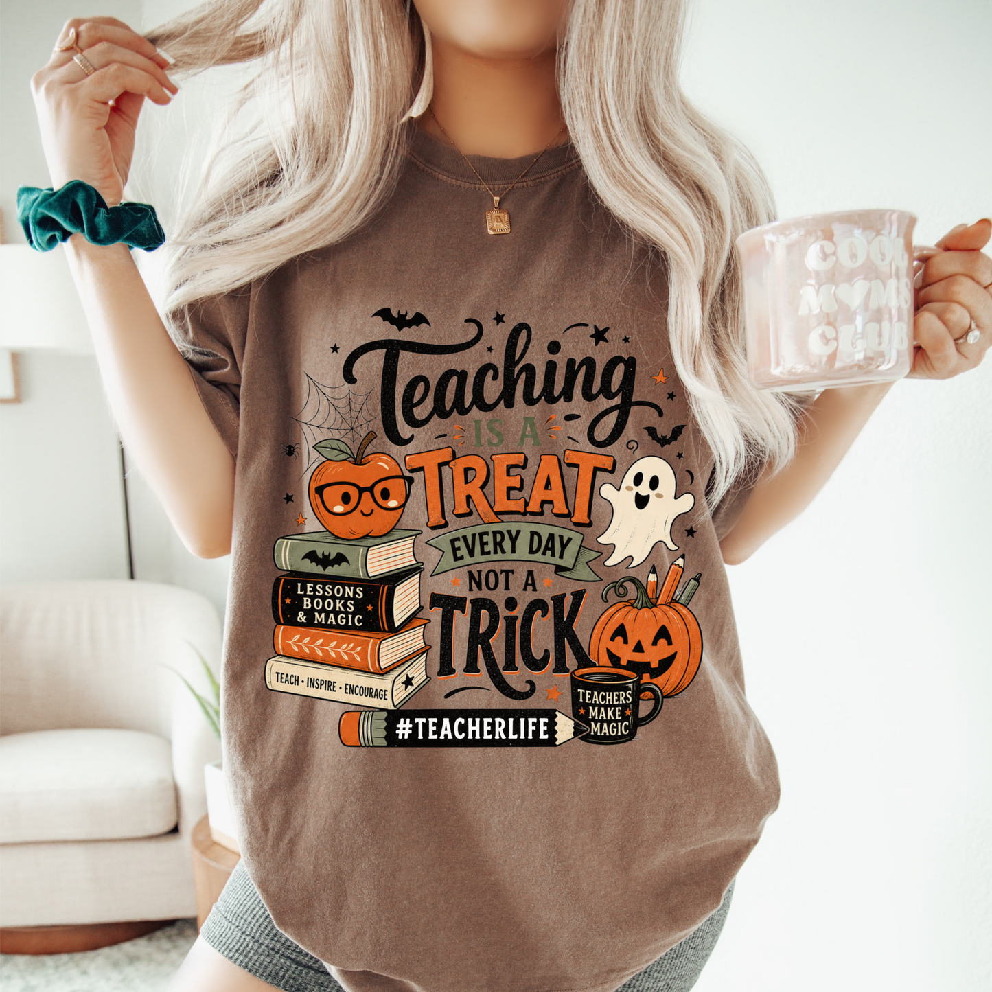 Teaching Is a Treat Shirt | Halloween Teacher T-Shirt