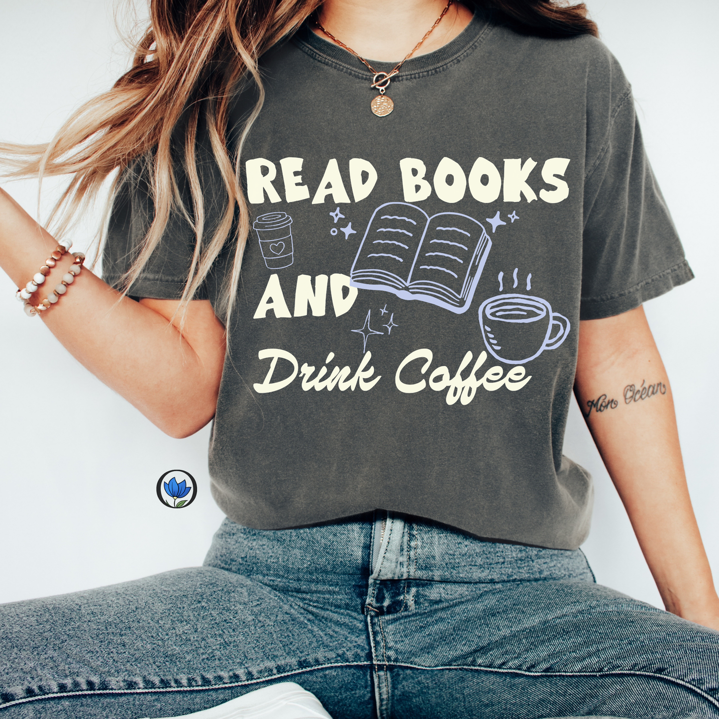 Read Books and Drink Coffee Shirt | Book Lover Graphic Tee
