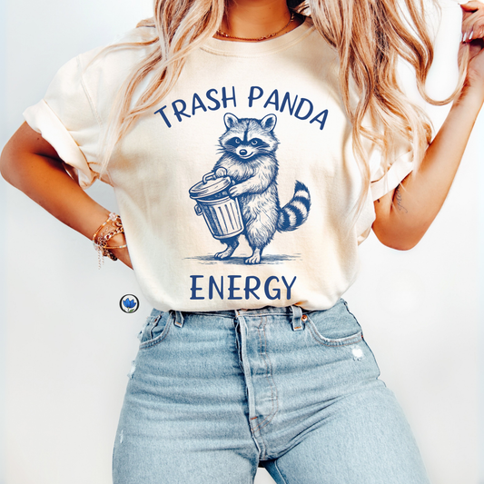 Trash Panda Energy Vintage Raccoon Shirt | Raccoon Lover Gift