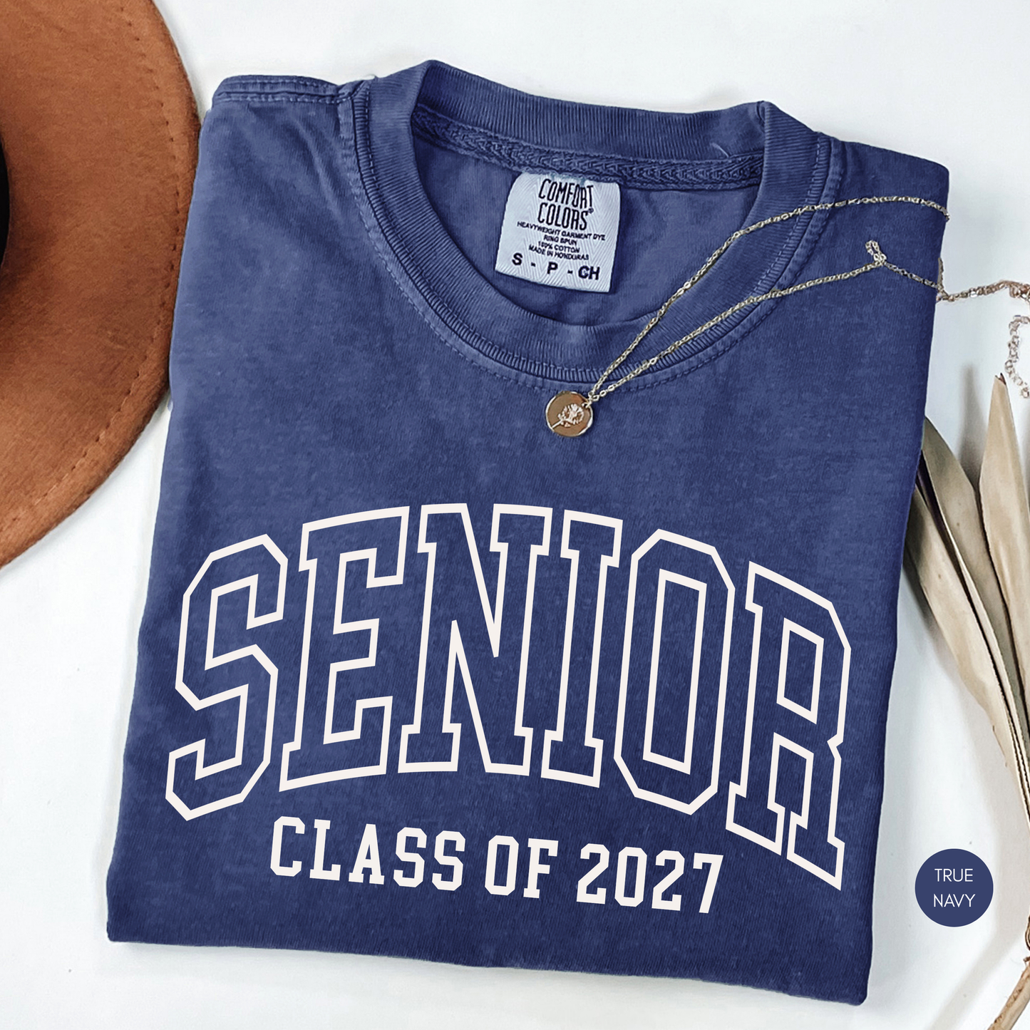 Senior Class of 2027 Shirt | Varsity Senior Graphic Tee | Class of 2027 T-Shirt