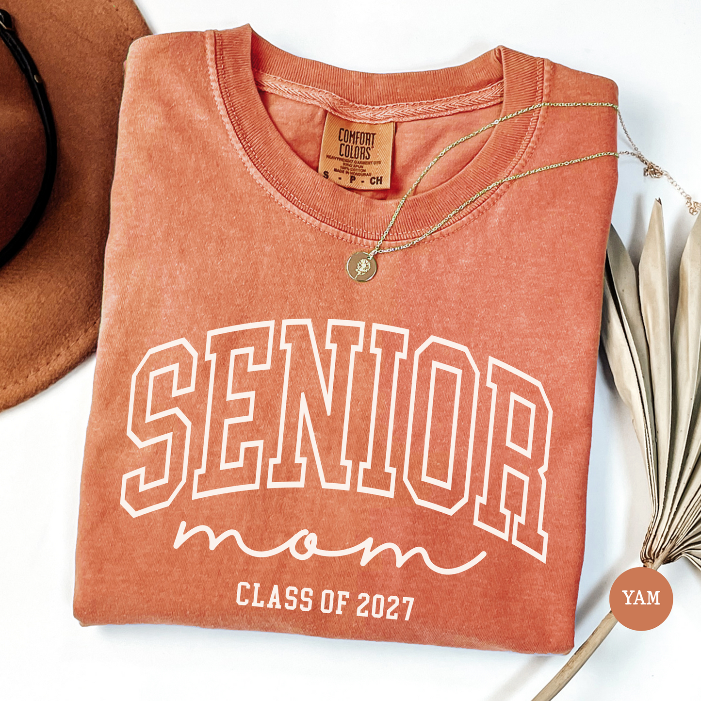 Senior Mom Class of 2027 Shirt | Comfort Colors® Graphic Tee for Proud Moms