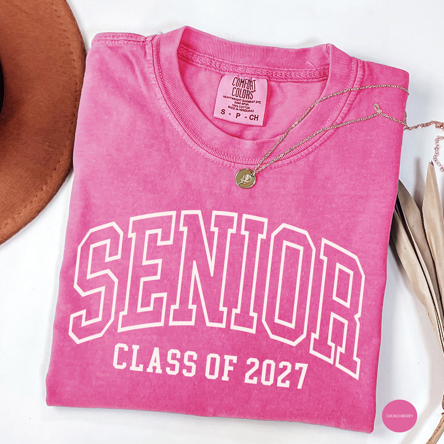 Senior Class of 2027 Shirt | Varsity Senior Graphic Tee | Class of 2027 T-Shirt
