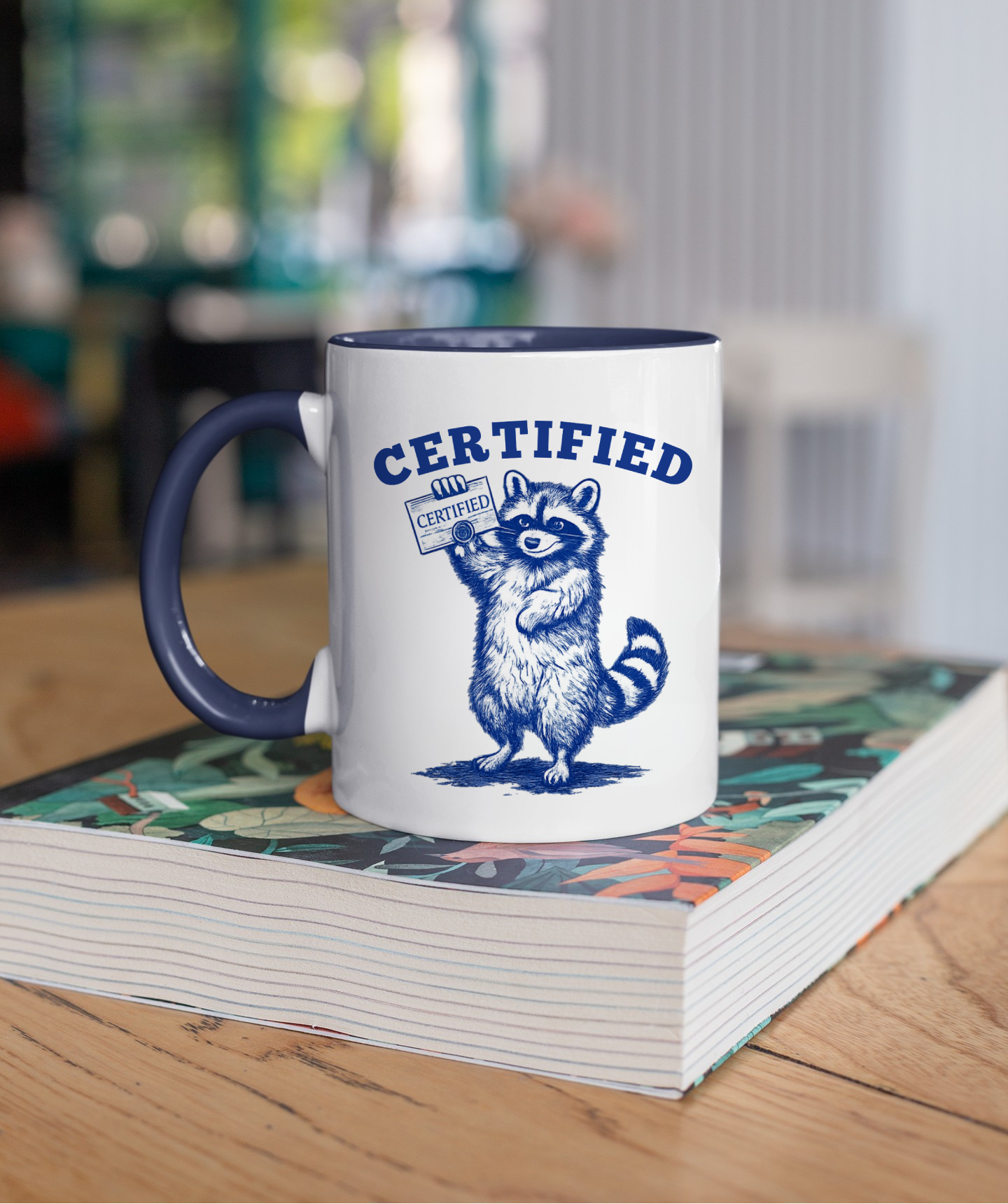 Certified Trash Panda Mug | Funny Raccoon Coffee Mug | Professional Snack Inspector Gift
